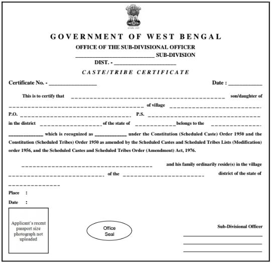 How to get Caste Certificate
